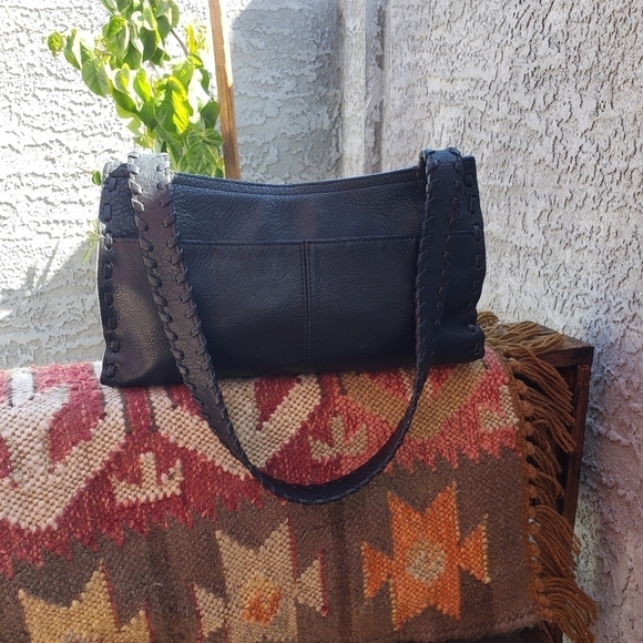 🤩RARE Fossil Leather Fringe Hobo Shoulder Bag‎ - Picture 5 of 12